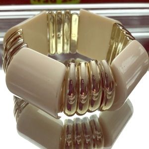 Gold/Creme Bracelet